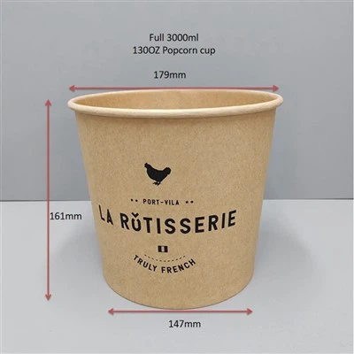 130oz فرائیڈ چکن بالٹی