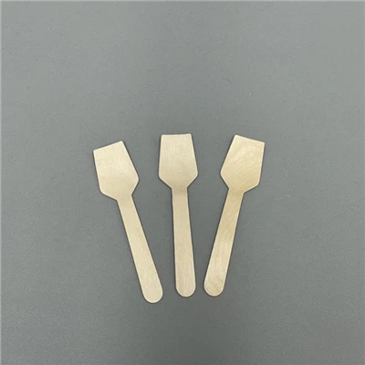 لکڑی کی آئس کریم کا چمچہ